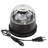 HULIANFU Sound Activated Rotating Disco Ball Party Light 6W RGB LED Stage Lights Projector Lamp for Christmas Wedding Festival Decoration