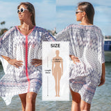 White Crochet Bikini Cover Up with Fringe Trim Women Sexy Hollow Tunic Beach Dress Summer Bathing Suit Beachwear