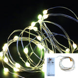 HULIANFU Led Fairy Lights Copper Wire String 1M 2M 3M Holiday Outdoor Lamp Garland Luces For Christmas Tree Wedding Party Decoration