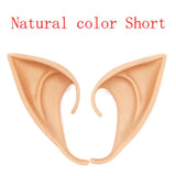 HULIANFU Party Decoration Latex Ears Fairy Cosplay Costume Accessories Angel Elven Elf Ears Photo Props Adult Kids Toys Halloween Supply