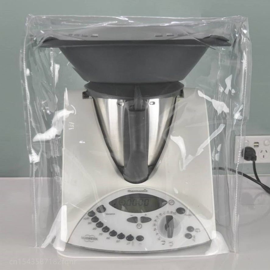 HULIANFU Transparent Dust Oily Smoke Dust Cover Three-dimensional Protective Cover For TM5/TM6 Thermomix Machine Robot Kitchen