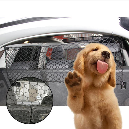 HULIANFU Pet Dog Protection Net Car Isolation Barrier Pet Net  Car Trunk Safety Net Supplies Waterproof Anti-collision Protection Net