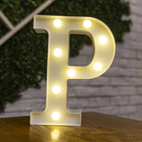 HULIANFU Luxury Alphabet Letter LED Lights Luminous Number Lamp  Battery Night Light for Home Wedding Birthday Christmas Party Decoration