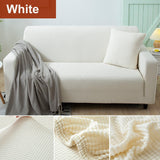 HULIANFU Thick Elastic Sofa Cover Slipcover for Living Room Stretch Polar Fleece Armchair Cover 1/2/3/4 Seater L Shape Corner Sofa Covers