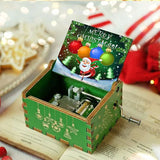 HULIANFU Newest design Merry Christmas music theme music box Halloween Jurassic Park music box toy new year Christmas gift