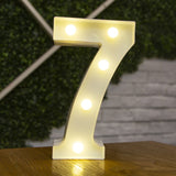 HULIANFU Luxury Alphabet Letter LED Lights Luminous Number Lamp  Battery Night Light for Home Wedding Birthday Christmas Party Decoration