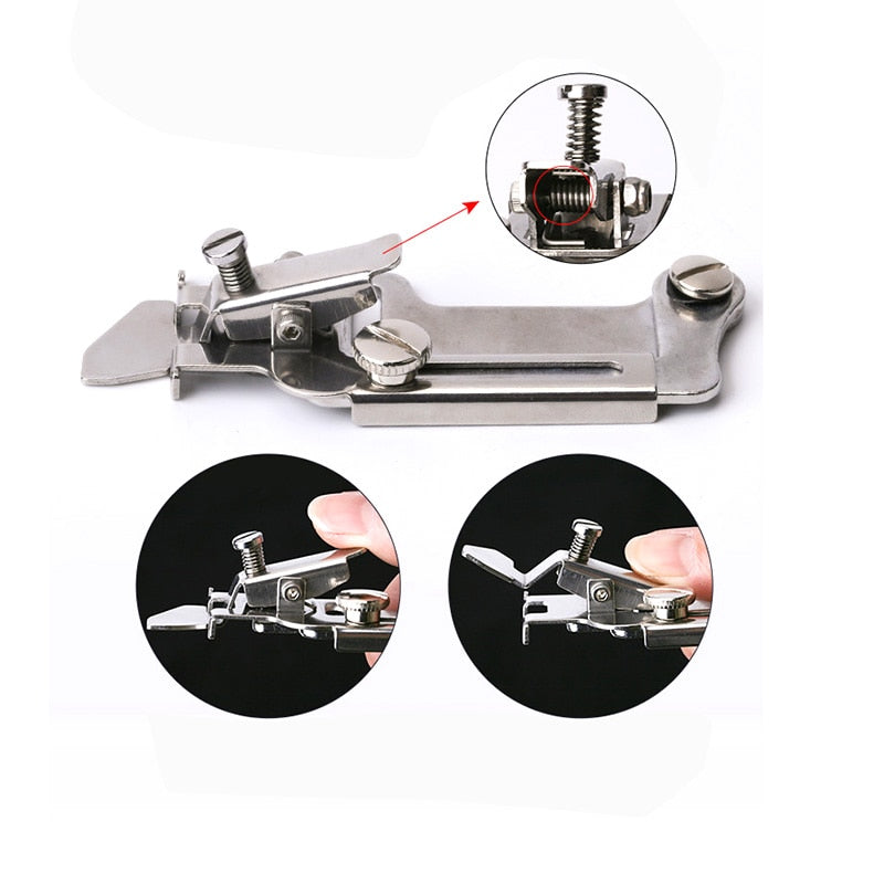 HULIANFU Sewing Machine With Adjustable Seam Straight Stitch Tool of the pressure line of the flat car sewing aid locator regulation