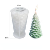 HULIANFU Large Christmas Scented Silicone Candle Mold DIY New Santa Christmas Tree Gypsum Handmade Soap cake chocolate Molds Resin making