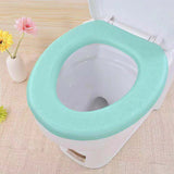 HULIANFU Waterpoof Soft Toilet Seat Cover Bathroom Washable Closestool Mat Pad Cushion O-shape Toilet seat Bidet Toilet Cover Accessories