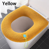 HULIANFU Universal Toilet Seat Cushion Thick Toilet Cover Washable Toilet Ring Soft Closestool Cover Mat Bathroom Decoration