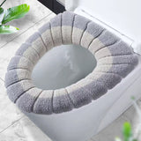 HULIANFU Waterpoof Soft Toilet Seat Cover Bathroom Washable Closestool Mat Pad Cushion O-shape Toilet seat Bidet Toilet Cover Accessories