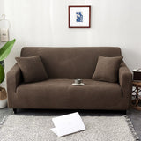 HULIANFU Living Room Elastic Sofa Cover Thick Polar Fleece 1/2/3/4 Seat Sofa Cover L Shape Corner Sofa Armchair Sofa Cover Dustproof