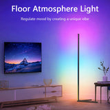 HULIANFU RGB LED Floor lamp Indoor Home Decoration Modern Corner Floor Lamp Living Rome Art Decor Atmospheric Standing Stand Lighting