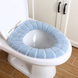 HULIANFU Toilet Seat Cover Warm Soft Acrylic Washable Mat Home Decor Closestool Mat Seat Case Toilet Lid Cover Accessories Bathroom Home