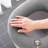 HULIANFU Universal Toilet Seat Cushion Thick Toilet Cover Washable Toilet Ring Soft Closestool Cover Mat Bathroom Decoration