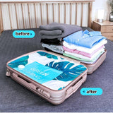 HULIANFU Reusable Vacuum Bag and Pump Cover for Clothes Storing Large Plastic Compression Empty Bag Travel Accessories Storage Container