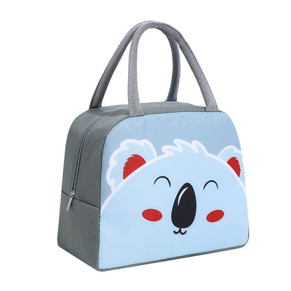 HULIANFU Portable Insulated Thermal Picnic Food Lunch Bag Box Cartoon Tote Food Fresh Cooler Bags Pouch For Women Girl Kids Children Gift