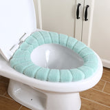 HULIANFU Toilet Seat Cover Warm Soft Acrylic Washable Mat Home Decor Closestool Mat Seat Case Toilet Lid Cover Accessories Bathroom Home