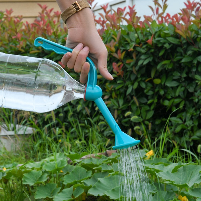 HULIANFU Plant Watering Sprinkler Head Dual-purpose Water Spray Bottle Water Can Bottle Sprinkler Watering Spout Water Device Garden Tool