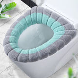 HULIANFU Waterpoof Soft Toilet Seat Cover Bathroom Washable Closestool Mat Pad Cushion O-shape Toilet seat Bidet Toilet Cover Accessories