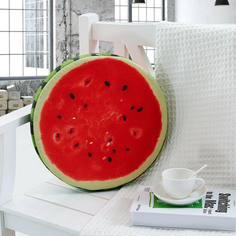 HULIANFU Thicken Fruit Design Round Soft Plush Cushion Tatami Office Chair Cushion Kindergarten Cartoon Cute Seat Pad