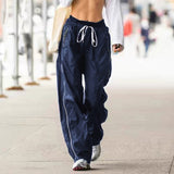 Y2K Cargo Pants Women Baggy Trousers Fall Streetwear Fairycore Oversized Pants Vintage Casual Loose Sweatpants