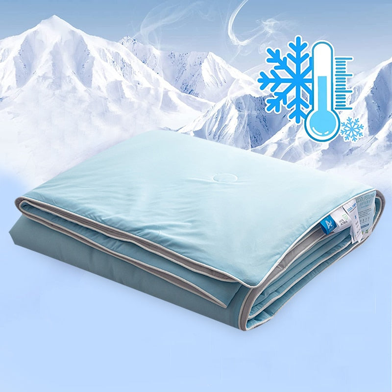 HULIANFU Peter Khanun Cooling Blankets Smooth Air Condition Comforter Lightweight Summer Quilt with Double Side Cold &amp; Cooling Fabric