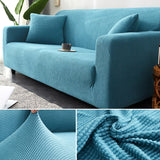 HULIANFU Living Room Elastic Sofa Cover Thick Polar Fleece 1/2/3/4 Seat Sofa Cover L Shape Corner Sofa Armchair Sofa Cover Dustproof