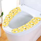 HULIANFU Waterpoof Soft Toilet Seat Cover Bathroom Washable Closestool Mat Pad Cushion O-shape Toilet seat Bidet Toilet Cover Accessories