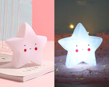 HULIANFU Moon Star LED Night Light Cute Cloud Sun Night Lamp Baby Kids Sleep Toy Bedroom Decoration Lamps Cartoon Christmas Night Lights