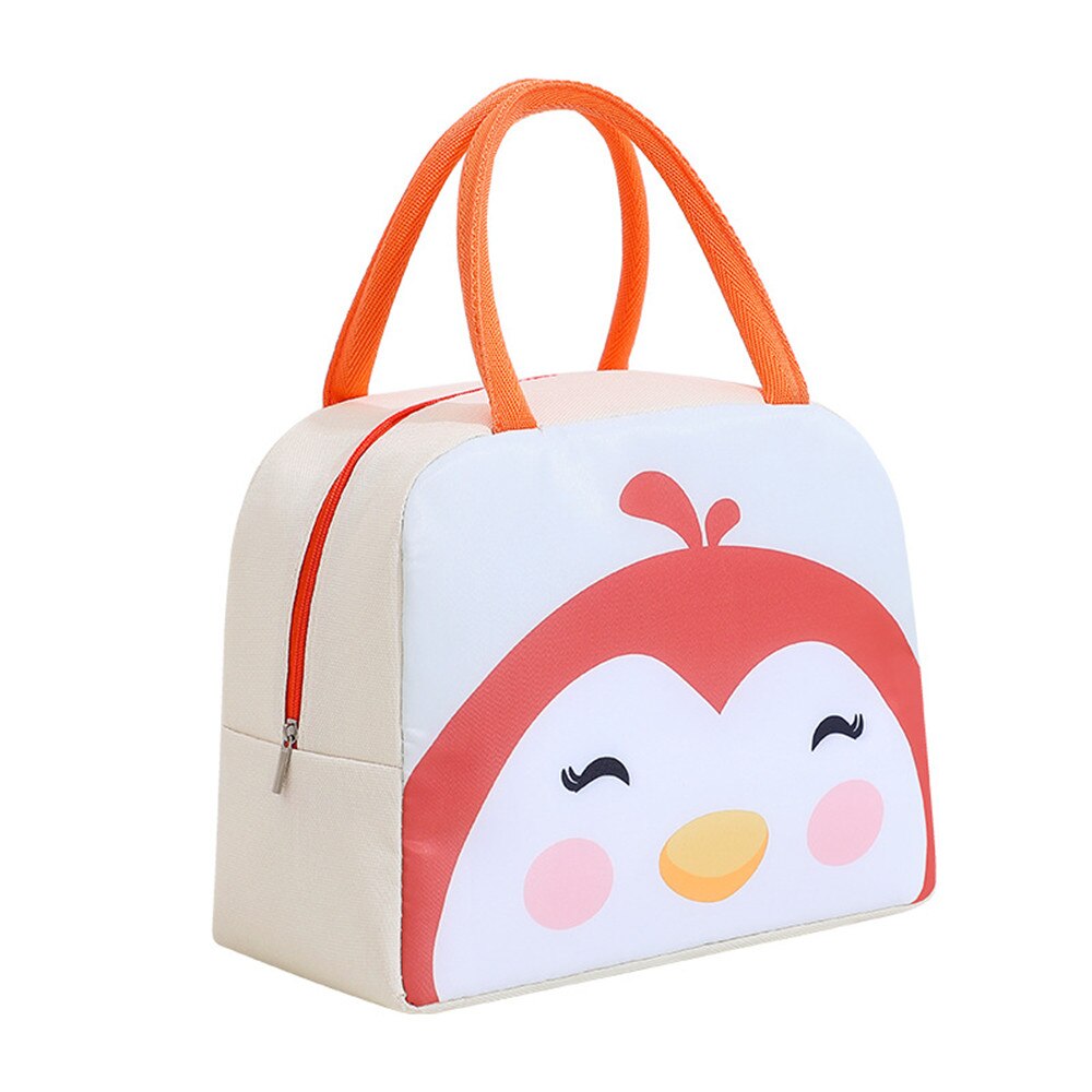 HULIANFU Portable Insulated Thermal Picnic Food Lunch Bag Box Cartoon Tote Food Fresh Cooler Bags Pouch For Women Girl Kids Children Gift