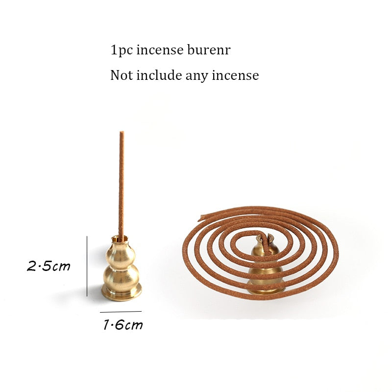 HULIANFU T 48pcs/box Natural Coil Incense Aromatherapy Fragrance Indoors Indian Buddhist Sandalwood Incense Without Censer