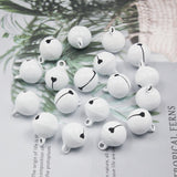 HULIANFU 2023 15PCS Beautiful Metal Bells Loose Beads Jingle Bell For Christmas Party Crafts Decoration DIY Make Earrings Pendants Material