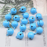 HULIANFU 2023 15PCS Beautiful Metal Bells Loose Beads Jingle Bell For Christmas Party Crafts Decoration DIY Make Earrings Pendants Material