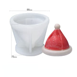 HULIANFU Large Christmas Scented Silicone Candle Mold DIY New Santa Christmas Tree Gypsum Handmade Soap cake chocolate Molds Resin making