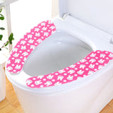 HULIANFU Waterpoof Soft Toilet Seat Cover Bathroom Washable Closestool Mat Pad Cushion O-shape Toilet seat Bidet Toilet Cover Accessories