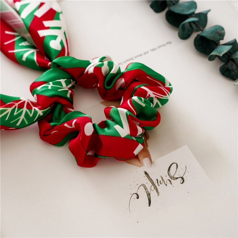 HULIANFU 2023 Christmas Silk Headband Merry Christmas Decorations for Home Xmas Gift Natale Navidad  Cristmas Ornaments New Year 2023 Noel