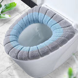 HULIANFU Waterpoof Soft Toilet Seat Cover Bathroom Washable Closestool Mat Pad Cushion O-shape Toilet seat Bidet Toilet Cover Accessories