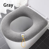 HULIANFU Universal Toilet Seat Cushion Thick Toilet Cover Washable Toilet Ring Soft Closestool Cover Mat Bathroom Decoration