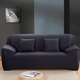 HULIANFU Sofa Covers for Living Room Couch Velvet Couch Covers Plinth Elastic Slipcover Elastic Black Sofa Seat Covers Couch Cover