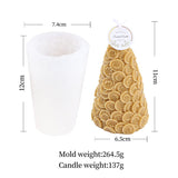 HULIANFU Large Christmas Scented Silicone Candle Mold DIY New Santa Christmas Tree Gypsum Handmade Soap cake chocolate Molds Resin making