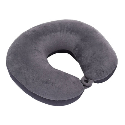 HULIANFU U-shaped Travel Pillow Plush Pillowcase for Outdoor Travel Aircraft Soft Pillow Cushion To Protect Neck and Cervical Spine