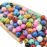 HULIANFU 2023 15PCS Beautiful Metal Bells Loose Beads Jingle Bell For Christmas Party Crafts Decoration DIY Make Earrings Pendants Material