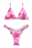 hulianfu Pok Tie-dye Two-piece Swimwear