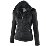Winter Faux Leather Jacket Women Casual Basic Coats Plus Size 7XL Ladies Basic Jackets Waterproof Windproof Coats Female