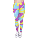 Brands Women Fashion Legging Aztec Round Ombre Printing leggins Slim High Waist Leggings Woman Pants /40