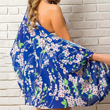 Casual Leaves Print Chiffon Kaftan Beach Cover Up Cardigan Shawl Swimwear Women Summer Swimsuit Pareos Cape Saida De Praia