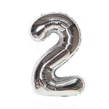 HULIANFU Silver Black Style Foil Letter Number Balloons Baby Shower Helium Ballon Happy Birthday Kids Adult Party Decoration Supplies