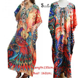 Easy Dry Beach Cover up Robe Plage Vestido Playa Beach Pareo Swimsuit cover up Beachwear Plus size Bathing suit Women Maxi Dress