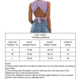 Top Women Y2K Lace Up Backless Tank Top Solid Knitted T-shirts Tops Sexy Crop Top Night Club Outfits Basic Tanks Streetwear